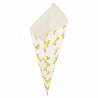 Конус Chips для снеков/фри/орешков 70 гр, жиростойкий пергамент, 20*14 см, 250 шт/уп, Garcia de Pou