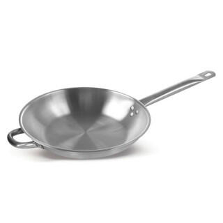 кт105 Сковорода Luxstahl 320/50 из нержавеющей стали